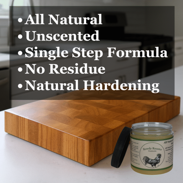 All Natural Walnut Oil & Beeswax Cutting Board Sealant - Image 4